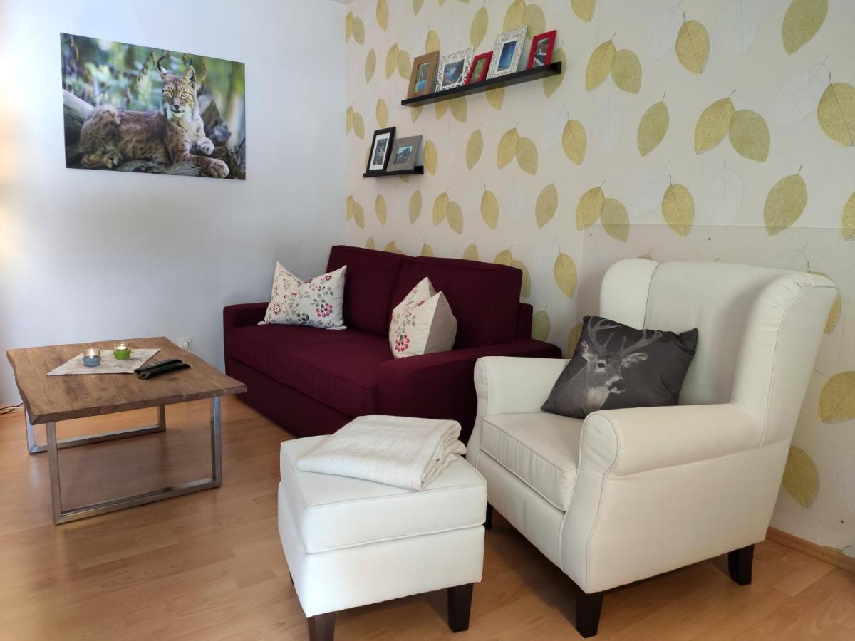 Ferienwohnung Harzluchs Mit Balkon, Netflix Und Sauna Im Haus Hohegeiß Esterno foto