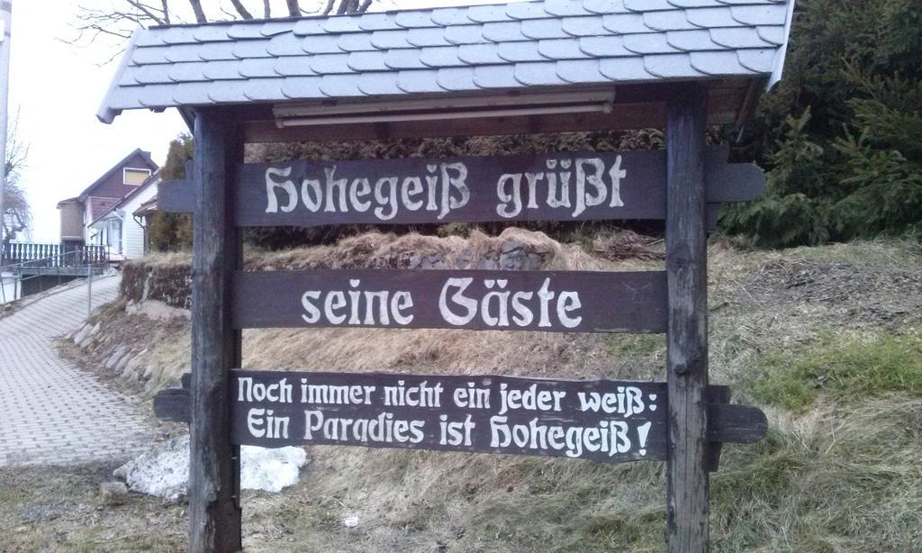 Ferienwohnung Harzluchs Mit Balkon, Netflix Und Sauna Im Haus Hohegeiß Camera foto
